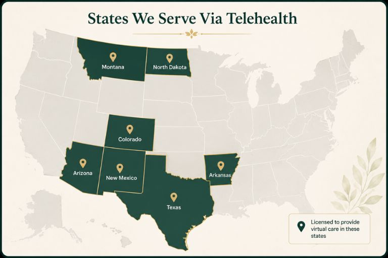 Telehealth Service States Map